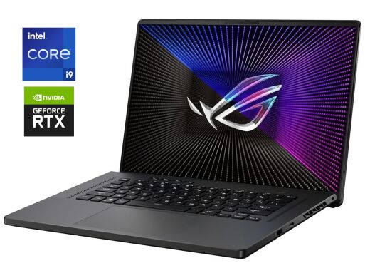 Ігровий ноутбук Asus ROG Zephyrus M16 GU603HM / 16" (2560x1600) IPS / Intel Core i9-11900H (8 (16) ядер по 2.5 - 4.9 GHz) / 16 GB DDR4 / 512 GB SSD / nVidia GeForce RTX 3060, 6 GB GDDR6, 192-bit / WebCam