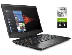 Ігровий ноутбук HP Omen 15-dh1053nr / 15.6" (1920x1080) IPS / Intel Core i7-10750H (6 (12) ядер по 2.6 - 5.0 GHz) / 32 GB DDR4 / 480 GB SSD / nVidia GeForce RTX 2070 Max-Q, 8 GB GDDR6, 256-bit / WebCam