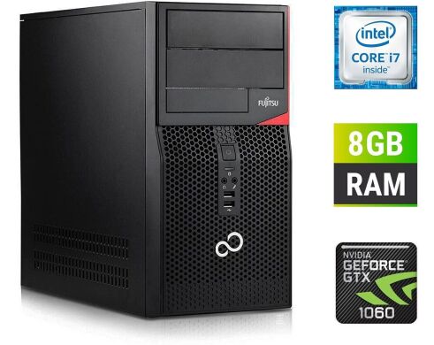 Ігровий ПК Fujitsu Tower / Intel Core i7-6700 (4 (8) ядра по 3.4 - 4.0 GHz) / 8 GB DDR4 / 500 GB SSD / nVidia GeForce GTX 1060, 6 GB GDDR5, 192-bit + Windows 10 в подарунок Ігровий ПК Fujitsu Tower / Intel Core i7-6700 (4 (8) ядра по 3.4 - 4.0 GHz) / 8 GB DDR4 / 500 GB SSD / nVidia GeForce GTX 1060, 6 GB GDDR5, 192-bit + Windows 10 в подарунок