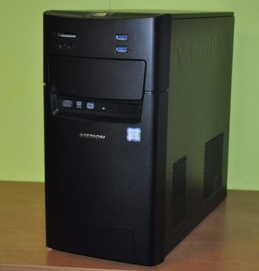 Компьютер Medion Akoya P5360 E-MT22 Tower / Intel Core i5-6402P (4 ядра по 2.8 - 3.4 GHz) / 8 GB DDR4 / 128 GB SSD / Intel HD Graphics 510 / DVD-ROM / Windows 11 Home