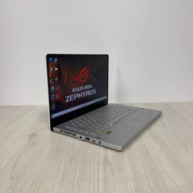 Ігровий ноутбук Asus ROG Zephyrus G14 GA401QM / 14" (1920x1080) IPS / AMD Ryzen 9 5900HS (8 (16) ядер по 3.0 - 4.6 GHz) / 16 GB DDR4 / 512 GB SSD NVMe / nVidia GeForce RTX 3060, 6 GB GDDR6, 192-bit