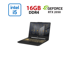 Игровой ноутбук Asus TUF Gaming F15 FX506HF-HN014W / 15.6" (1920x1080) IPS / Intel Core i5-11400H (6 (12) ядер по 4.5 GHz) / 16 GB DDR4 / 480 GB SSD / nVidia GeForce RTX 2050, 4 GB GDDR6, 64-bit / WebCam