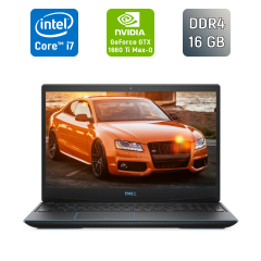Игровой ноутбук Б-класс Dell G3 3590 / 15.6" (1920x1080) IPS / Intel Core i7-9750H (6 (12) ядер по 2.6 - 4.5 GHz) / 16 GB DDR4 / 512 GB SSD / nVidia GeForce GTX 1660 Ti Max-Q, 6 GB GDDR6, 192-bit / HDMI / WebCam