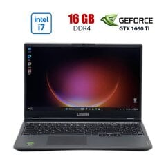 Игровой ноутбук Б-класс Lenovo Legion 5 15IMH05H / 15.6" (1920x1080) IPS / Intel Core i7-10750H (6 (12) ядер по 2.6 - 5 GHz) / 16 GB DDR4 / 960 GB SSD / nVidia GeForce GTX 1660 Ti, 6 GB GDDR6, 192-bit / WebCam