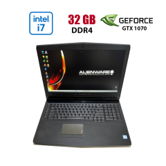 Ігровий ноутбук Dell Alienware 17 R4 / 17.3" (1920x1080) IPS / Intel Core i7-7820HK (4 (8) ядра по 2.9 - 3.9 GHz) / 32 GB DDR4 / 256 GB SSD + 1000 GB HDD / nVidia GeForce GTX 1070, 8 GB GDDR5, 256-bit / WebCam