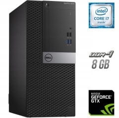 Игровой ПК Dell OptiPlex 5050 Tower / Intel Core i7-6700 (4 (8) ядра по 3.4 - 4.0 GHz) / 8 GB DDR4 / 500 GB SSD / nVidia GeForce GTX 650, 1 GB GDDR5, 128-bit + Windows 10 в подарок