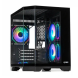 Ігровий ПК FORSAGE CRYSTAL (GBNU3 Black) Tower / AMD Ryzen 5 5500 (6 (12) ядер по 3.6 - 4.2 GHz) / 16 GB DDR4 / 256 GB SSD + 1000 GB HDD / AMD Radeon RX 570, 4 GB GDDR5, 256-bit купити