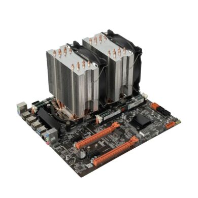 Комплект: материнская плата X79-SERVER / 2x (ДВА) Intel Xeon E5-2680 v2 (20 (40) ядер 2.8 - 3.6 GHz) / 16 GB DDR3 / 2x Кулер SNOWMAN M-T6 / Cache Memory 50 MB / Socket LGA 2011