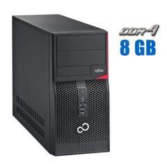 Комп'ютер Fujitsu Esprimo P556 E85+ Tower / Intel Core i3-6100 (2 (4) ядра по 3.7 GHz) / 8 GB DDR4 / 120 GB SSD / Intel HD Graphics 530 / DVI