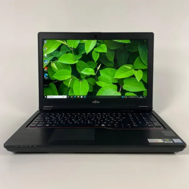 Мобільна робоча станція Б-клас Fujitsu Celsius H780 / 15.6" (1920x1080) IPS / Intel Core i7-8750H (6 (12) ядер по 2.2 - 4.1 GHz) / 16 GB DDR4 / 512 GB SSD / nVidia Quadro P600, 4 GB GDDR5, 128-bit / HDMI / VGA / USB Type-C