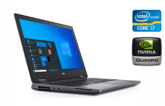Мобільна робоча станція Dell Precision 7730 / 17.3" (1920x1080) IPS / Intel Core i7-8850H (6 (12) ядра по 2.6 - 4.3 GHz) / 64 GB DDR4 / 512 GB SSD / nVidia Quadro P5200, 16 GB GDDR5, 256-bit / WebCam / Windows 10