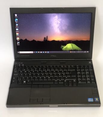 Мобільна робоча станція Dell Precision M4600 / 15.6" (1920x1080) TN / Intel Core i7-2760QM (4 (8) ядра по 2.4 - 3.5 GHz) / 8 GB DDR3 / 256 GB SSD / nVidia Quadro 2000M, 2 GB GDDR3, 128-bit / WebCam / Win 10 Pro