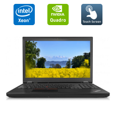 Мобильная рабочая станция Lenovo ThinkPad P50 / 15.6" (1920x1080) IPS Touch / Intel Xeon E3-1505M v5 (4 (8) ядра по 2.8 - 3.7 GHz) / 32 GB DDR4 / 512 GB SSD / nVidia Quadro M2000M, 4 GB GDDR5, 128-bit / WebCam / Fingerprint / Windows 10