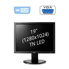 Монитор LG E1910 / 19" (1280x1024) TN LED / 1x DVI, 1x VGA