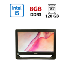 Моноблок Б-класс Asus ET2013IUKI / 20" (1600x900) TN / Intel Core i5-3550S (4 ядра по 3.0 - 3.7 GHz) / 8 GB DDR3 / 128 GB SSD / Intel HD Graphics 2000 / WebCam