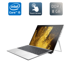 Нетбук-трансформер HP Elite x2 G4 / 12.3" (1920x1280) IPS Touch / Intel Core i5-8365U (4 (8) ядра по 1.6 - 4.1 GHz) / 8 GB DDR3 / 256 GB SSD / Intel UHD Graphics 620 / WebCam / TouchID