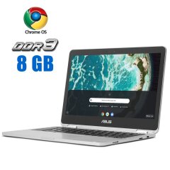Нетбук Asus Chromebook Flip C302 / 12.5" (1920x1080) IPS Touch / Intel Core m3-6Y30 (2 (4) ядра по 0.9 - 2.2 GHz)  / 8 GB DDR3 / 32 GB eMMC / Intel HD Graphics 515 / WebCam / ChromeOS