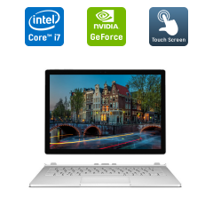 Ноутбук-трансформер Б-класс Microsoft Surface Book 2 / 15" (3240x2160) IPS Touch / Intel Core i7-8650U (4 (8) ядра по 1.9 - 4.2 GHz) / 16 GB DDR3 / 512 GB SSD / nVidia GeForce GTX 1060, 6 GB GDDR5, 192-bit / USB Type-C / WebCam / SD Card Reader