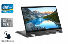 Ноутбук-трансформер Dell Inspiron 7306 2 in 1 / 13.3" (3840x2160) IPS Touch / Intel Core i7-1165G7 (4 (8) ядра по 2.8 - 4.7 GHz) / 16 GB DDR4 / 512 GB SSD / Intel Iris Xe Graphics / WebCam / Windows 10