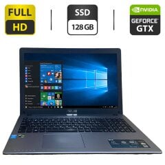 Ноутбук Б-клас Asus R510J / 15.6" (1920x1080) TN / Intel Core i5-4200H (2 (4) ядра по 2.8 - 3.4 GHz) / 12 GB DDR3 / 128 GB SSD / nVidia GeForce GTX 850M, 4 GB GDDR3, 128-bit / WebCam / VGA
