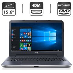 Ноутбук Б-клас Dell Latitude 3540 / 15.6" (1366x768) TN / Intel Core i3-4010U (2 (4) ядра по 1.7 GHz) / 4 GB DDR3 / 500 GB HDD / Intel HD Graphics 4400 / WebCam / DVD-ROM / HDMI