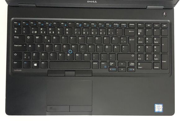 Ноутбук Б-класс Dell Latitude 5580 / 15.6" (1920x1080) IPS / Intel Core i5-6300U (2 (4) ядра по 2.4 - 3.0 GHz) / 8 GB DDR4 / 128 GB SSD / Intel HD Graphics 520 / WebCam / Win 10 Home