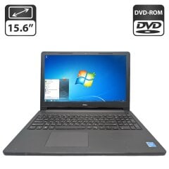 Ноутбук Dell Inspiron 15-3552 / 15.6" (1366x768) TN / Intel Celeron N3060 (2 ядра по 1.6 - 2.48 GHz) / 8 GB DDR3 / 500 GB HDD / Intel HD Graphics / WebCam / DVD-ROM