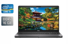 Ноутбук Dell Latitude 5500 / 15.6" (1366x768) TN / Intel Core i5-8265U (4 (8) ядра по 1.6 - 3.9 GHz) / 16 GB DDR4 / 256 GB SSD / Intel UHD Graphics / HDMI / WebCam