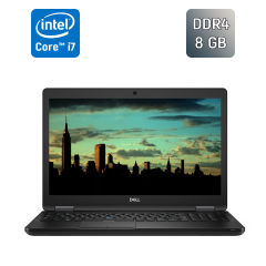 Ноутбук Dell Latitude 5591 / 15.6" (1366x768) TN / Intel Core i7-8850H (6 (12) ядра по 2.6 - 4.3 GHz) / 8 GB DDR4 / 256 GB SSD / Intel UHD Graphics 630 / WebCam / Windows 10
