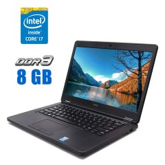 Ноутбук Dell Latitude E5450 / 14" (1366x768) TN / Intel Core i7-5600U (2 (4) ядра по 2.6 - 3.2 GHz) / 8 GB DDR3 / 256 GB SSD / Intel HD Graphics 5500 / WebCam 