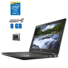 Ноутбук Dell Latitude E5490 / 14" (1920x1080) IPS / Intel Core i5-8250U (4 (8) ядра по 1.6 - 3.4 GHz) / 8 GB DDR4 / 256 GB SSD / Intel UHD Graphics 620 / WebCam