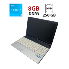 Ноутбук Fujitsu LifeBook A530 / 15.6" (1366x768) TN / Intel Core i3-350M (2 (4) ядра по 2.26 GHz) / 8 GB DDR3 / 250 GB HDD / Intel HD Graphics / WebCam