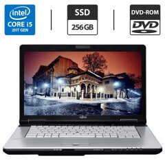 Ноутбук Fujitsu Lifebook E751 / 15.6" (1366x768) TN / Intel Core i5-2410M (2 (4) ядра по 2.3 - 2.9 GHz) / 4 GB DDR3 / 256 GB SSD / Intel HD Graphics 3000 / DVD-ROM