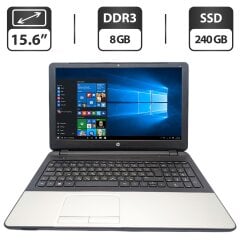 Ноутбук HP 350 G1 / 15.6" (1366x768) TN / Intel Core i5-4200U (2 (4) ядра по 1.6 - 2.6 GHz) / 8 GB DDR3 / 240 GB SSD / Intel HD Graphics 4400 / WebCam / DVD-ROM