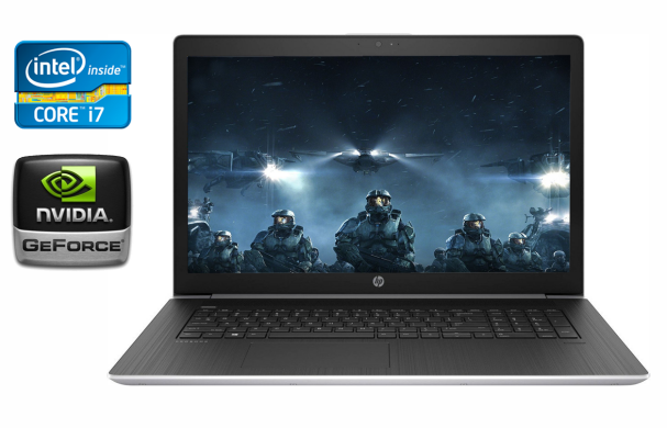 Ноутбук HP ProBook 470 G5 / 17.3" (1920x1080) IPS / Intel Core i7-8550U (4 (8) ядра по 1.8 - 4.0 GHz) / 16 GB DDR4 / 256 GB SSD + 240 GB SSD / nVidia GeForce 930MX, 2 GB DDR3, 64-bit / WebCam / TouchID Ноутбук HP ProBook 470 G5 / 17.3" (1920x1080) IPS / Intel Core i7-8550U (4 (8) ядра по 1.8 - 4.0 GHz) / 16 GB DDR4 / 256 GB SSD + 240 GB SSD / nVidia GeForce 930MX, 2 GB DDR3, 64-bit / WebCam / TouchID