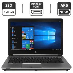 Ноутбук HP ProBook MT41 / 14" (1366x768) TN / AMD A4-4300M (2 ядра по 2.5 - 3.0 GHz) / 4 GB DDR3 / 120 GB SSD / AMD Radeon HD 7420G Graphics / АКБ NEW