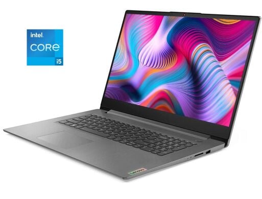 Ноутбук Lenovo IdeaPad 3 17IRU7 / 17.3" (1920x1080) IPS / Intel Core i5-1335U (10 (12) ядер по 3.4 - 4.6 GHz) / 8 GB DDR4 / 512 GB SSD M.2 / Intel Iris X Graphics / WebCam / Win 11 Home