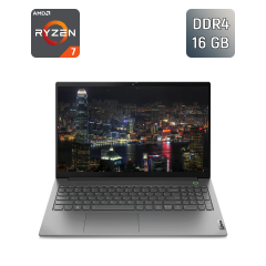 Ноутбук Lenovo ThinkBook 15 G3 / 15.6" (1920x1080) IPS / AMD Ryzen 7 5700U (8 (16) ядер по 1.8 - 4.3 GHz) / 16 GB DDR4 / 256 GB SSD / AMD Radeon Graphics 512SP / WebCam / HDMI