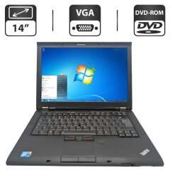 Ноутбук Lenovo ThinkPad T410 / 14" (1366x768) TN / Intel Core i5-540M (2 (4) ядра по 2.5 - 3.0 GHz) / 6 GB DDR3 / 250 GB HDD / Intel HD Graphics / DVD-ROM