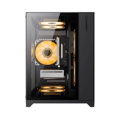 Новый игровой ПК Hunter Infinity Mini Black Tower / AMD Ryzen 5 5500 (6 (12) ядер по 3.6 - 4.2 GHz) / 16 GB DDR4 / 960 GB SSD / AMD Radeon RX 6600, 8 GB GDDR6, 128-bit Новый игровой ПК Hunter Infinity Mini Black Tower / AMD Ryzen 5 5500 (6 (12) ядер по 3.6 - 4.2 GHz) / 16 GB DDR4 / 960 GB SSD / AMD Radeon RX 6600, 8 GB GDDR6, 128-bit