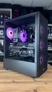 Сборка под заказ: компьютер A-Data XPG Valor Mesh C Black Tower / AMD Ryzen 5 7500F (6 (12) ядер по 3.7 - 5.0 GHz) / 32 GB DDR5 / 1000 GB SSD M.2 / nVidia GeForce RTX 3080, 10 GB GDDR6X, 360-bit / 850W