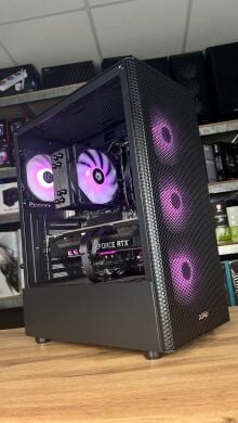 Сборка под заказ: компьютер A-Data XPG Valor Mesh C Black Tower / AMD Ryzen 5 7500F (6 (12) ядер по 3.7 - 5.0 GHz) / 32 GB DDR5 / 1000 GB SSD M.2 / nVidia GeForce RTX 3080, 10 GB GDDR6X, 360-bit / 850W