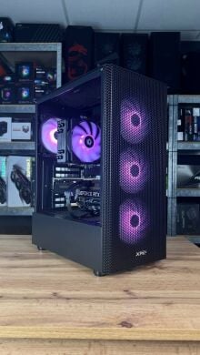 Сборка под заказ: компьютер A-Data XPG Valor Mesh C Black Tower / AMD Ryzen 5 7500F (6 (12) ядер по 3.7 - 5.0 GHz) / 32 GB DDR5 / 1000 GB SSD M.2 / nVidia GeForce RTX 3080, 10 GB GDDR6X, 360-bit / 850W