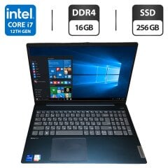 Ультрабук Б-класс Lenovo IdeaPad 5 15IAL7 / 15.6" (1920x1080) IPS / Intel Core i7-1255U (10 (12) ядер по 3.5 - 4.7 GHz) / 16 GB DDR4 / 256 GB SSD / Intel Iris Xe Graphics / WebCam
