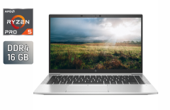 Ультрабук HP EliteBook 845 G7 / 14" (1920x1080) IPS / AMD Ryzen 5 Pro 4650U (6 (12) ядер по 2.1 - 4.0 GHz) / 16 GB DDR4 / 512 GB SSD / AMD Radeon RX Vega 6 Graphics / WebCam / TouchID