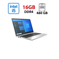 Ультрабук HP ProBook 640 G8 / 14" (1920x1080) IPS / Intel Core i5-1135G7 (4 (8) ядра по 4.2 GHz) / 16 GB DDR4 / 480 GB SSD / Intel Iris Xe Graphics / WebCam