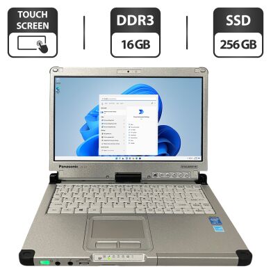 Защищенный ноутбук Panasonic Toughbook CF-C2 / 12.5" (1366x768) IPS Touch / Intel Core i5-4300U (2 (4) ядра по 1.9 - 2.9 GHz) / 16 GB DDR3 / 256 GB SSD / Intel HD Graphics 4400 / WebCam / Стилус