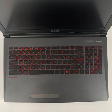Ігровий ноутбук MSI GV62 8RE / 15.6" (1920x1080) IPS / Intel Core i5-8300H (4 (8) ядра по 2.3 - 4.0 GHz) / 16 GB DDR4 / 512 GB SSD / nVidia GeForce GTX 1060, 3 GB GDDR5, 192-bit / WebCam / HDMI