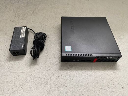 Неттоп Lenovo ThinkCentre M910q Tiny USFF / Intel Core i5-7500T (4 ядра по 2.7 - 3.3 GHz) / 16 GB DDR4 / 240 GB SSD / Intel HD Graphics 630 + Блок питания