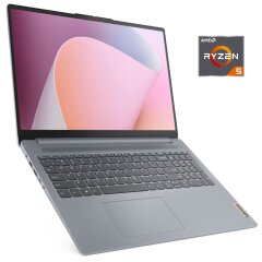 Новый ультрабук Lenovo IdeaPad Slim 3 16ABR8 / 16" (1920x1200) IPS / AMD Ryzen 5 5625U (6 (12) ядра по 2.3 - 4.3 GHz) / 16 GB DDR4 / 512 GB SSD M.2 / AMD Radeon RX Vega 7 Graphics / WebCam
